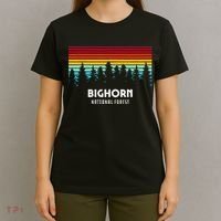 Bighorn National Forest Wyoming Retro Outdoor Adventure T-Shirt thumb 4