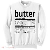 Butter Nutritional Facts Thanksgiving Matching Family Costume Sweatshirt thumb 0