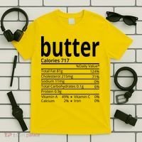 Butter Nutritional Facts Thanksgiving Matching Family Costume T-Shirt thumb 5