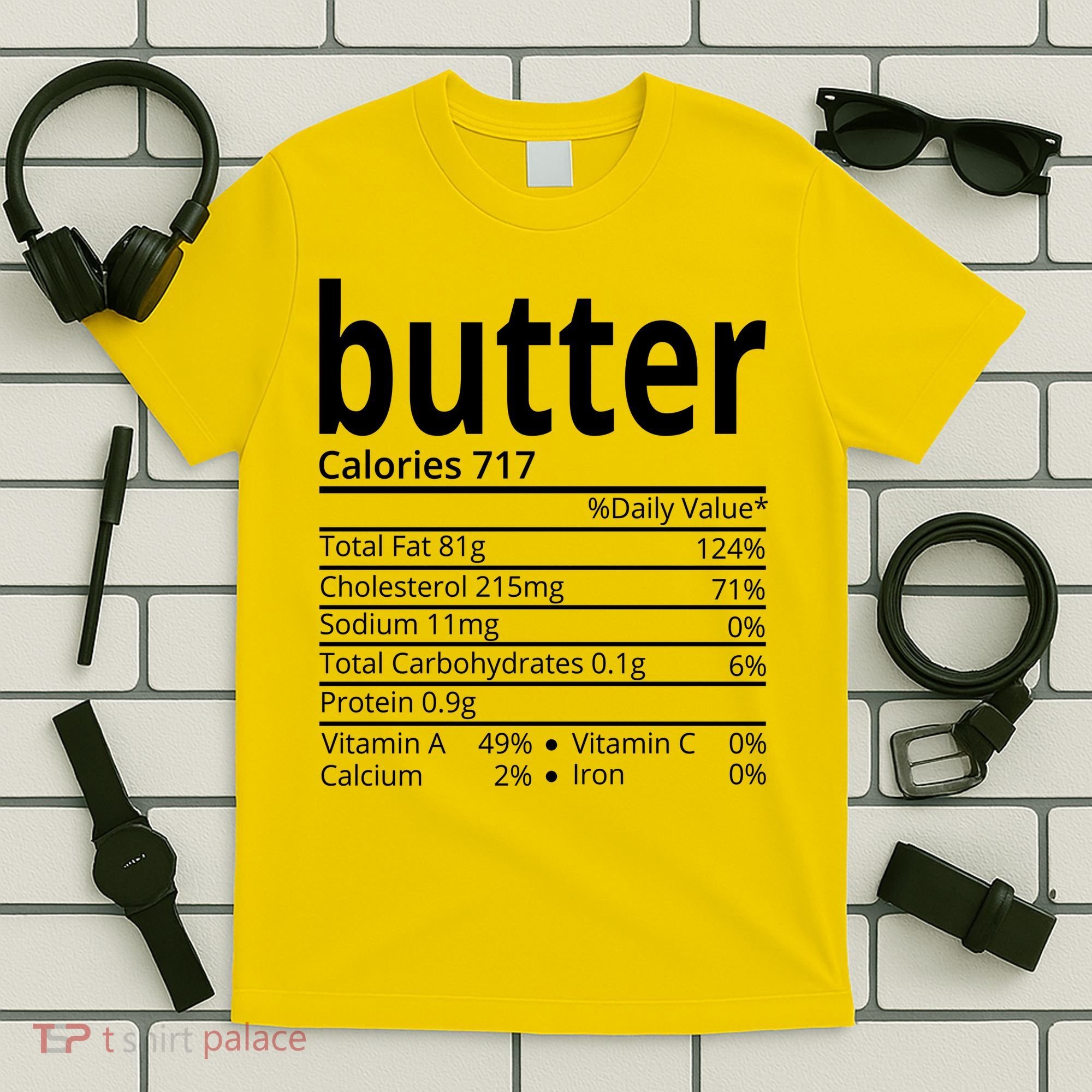 Butter Nutritional Facts Thanksgiving Matching Family Costume T-Shirt