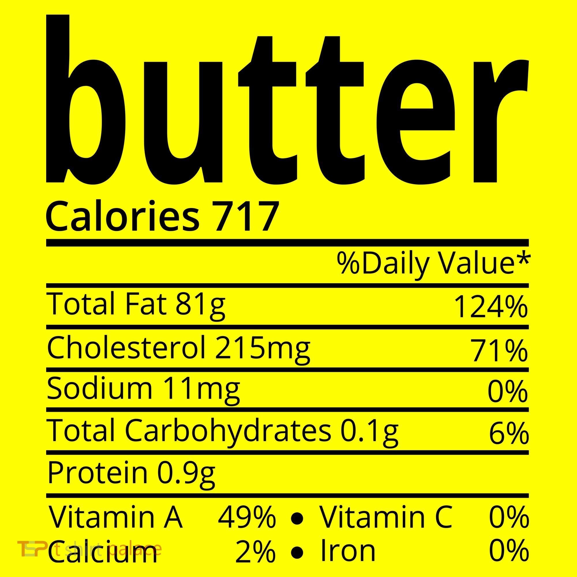 Butter Nutritional Facts Thanksgiving Matching Family Costume Baby Bodysuit