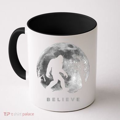 Bigfoot Night Full Moon I Believe Sasquatch Coffee Mug