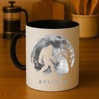 Bigfoot Night Full Moon I Believe Sasquatch Coffee Mug thumb 4
