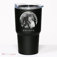 Bigfoot Night Full Moon I Believe Sasquatch Tumbler thumb 0