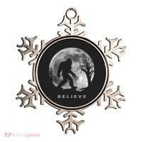 Bigfoot Night Full Moon I Believe Sasquatch Ornament thumb 0