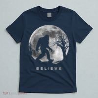 Bigfoot Night Full Moon I Believe Sasquatch T-Shirt thumb 5