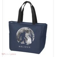 Bigfoot Night Full Moon I Believe Sasquatch Tote Bag thumb 3