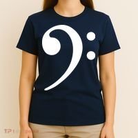 Bass Note F Key Bass Player Music Bass Clef T-Shirt thumb 4