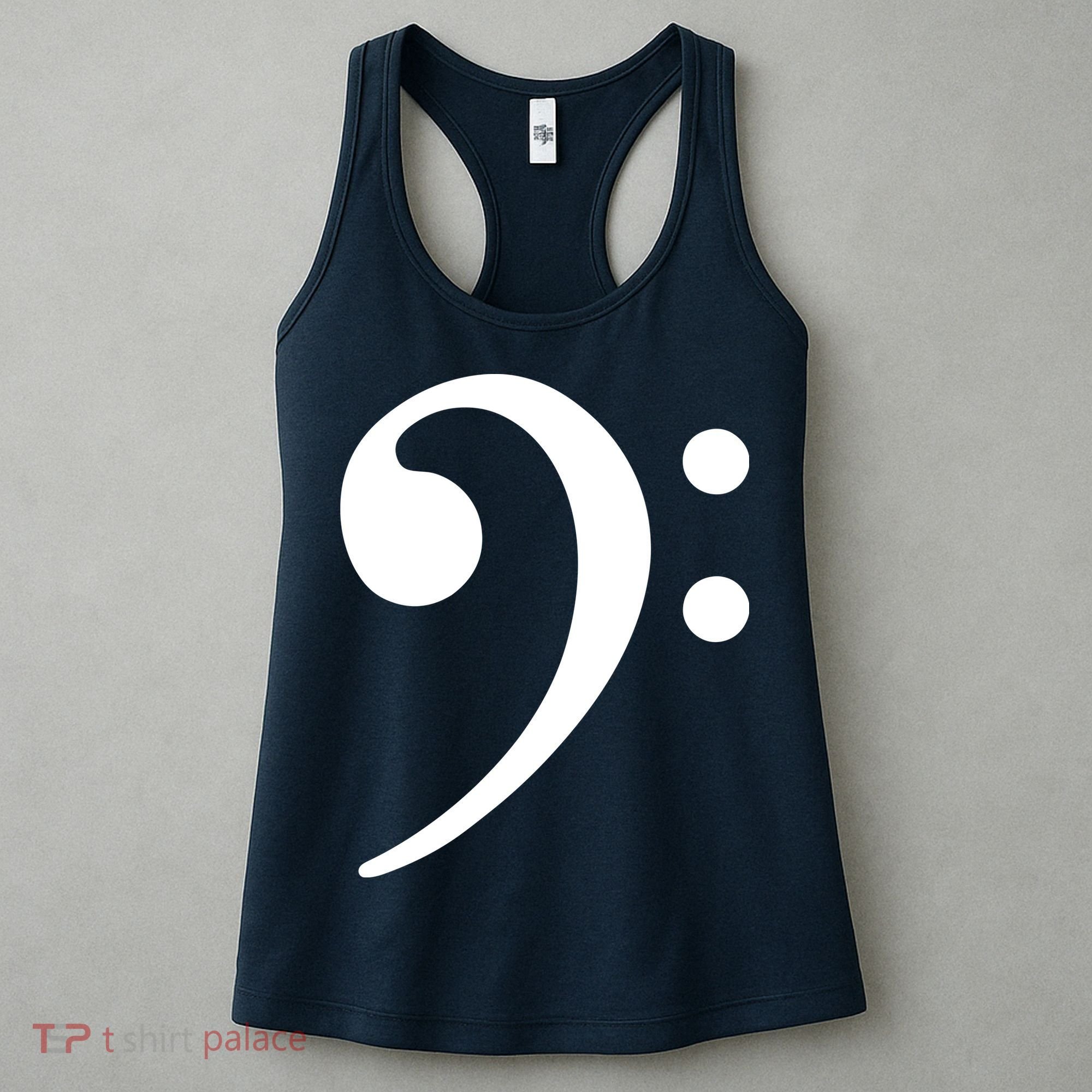 Bass Note F Key Bass Player Music Bass Clef Women's Tank Top