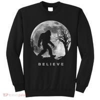Bigfoot Night Full Moon I Believe Sasquatch Sweatshirt thumb 0