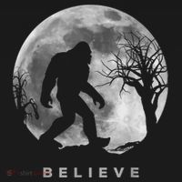 Bigfoot Night Full Moon I Believe Sasquatch Women's Hoodie thumb 2