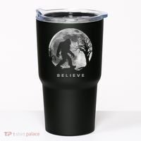 Bigfoot Night Full Moon I Believe Sasquatch Tumbler thumb 0