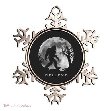 Bigfoot Night Full Moon I Believe Sasquatch Ornament