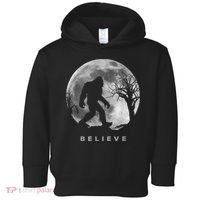 Bigfoot Night Full Moon I Believe Sasquatch Toddler Hoodie thumb 0