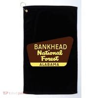Bankhead National Forest T Alabama Golf Towel thumb 0