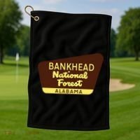 Bankhead National Forest T Alabama Golf Towel thumb 1