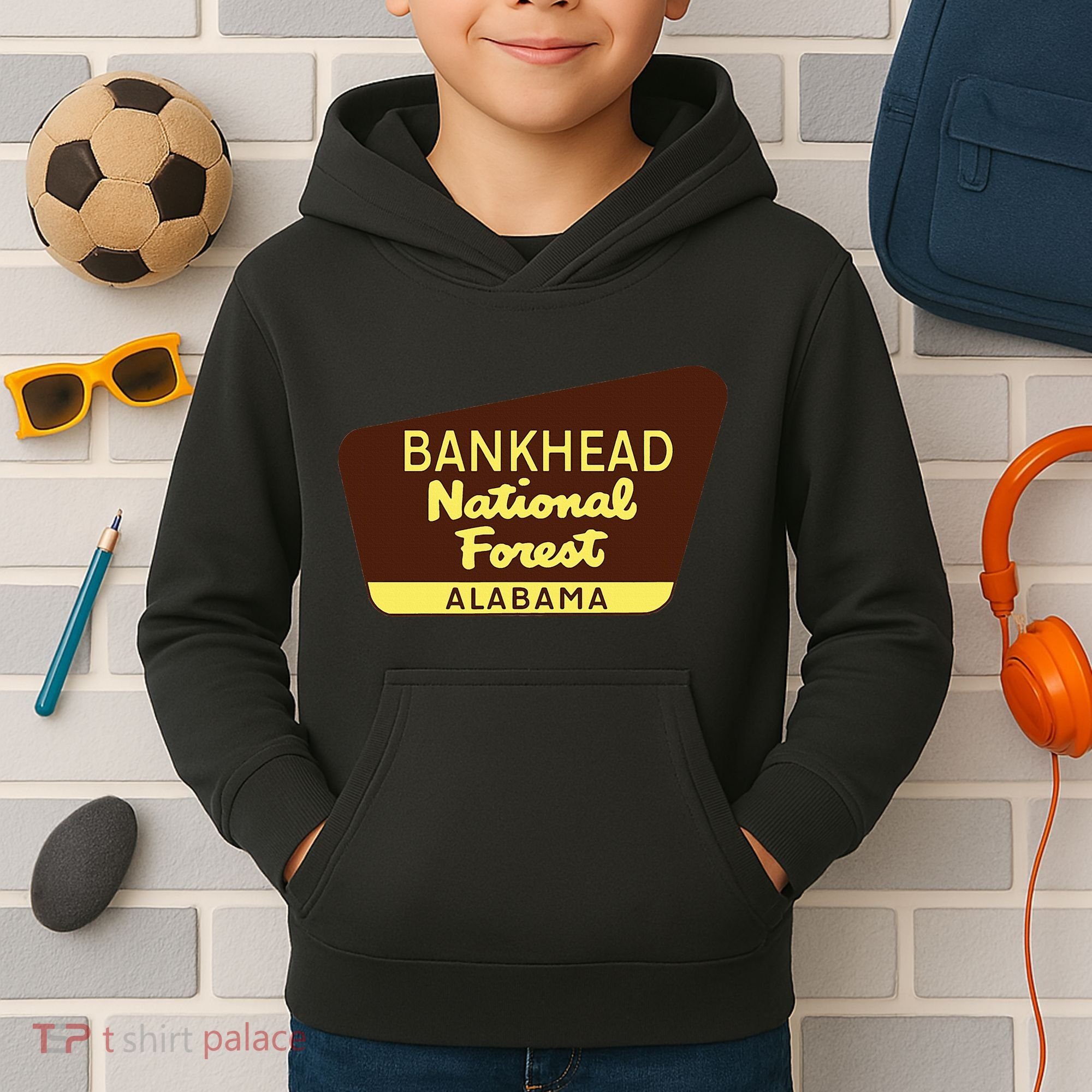 Bankhead National Forest T Alabama Kids Hoodie
