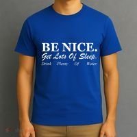 Be Nice Get Lots Of Sleep Drink Plenty Of Water T-Shirt thumb 3