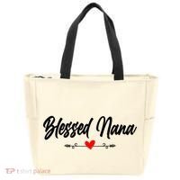 Blessed Nana Grandparents Day Funny Gift Tote Bag thumb 0