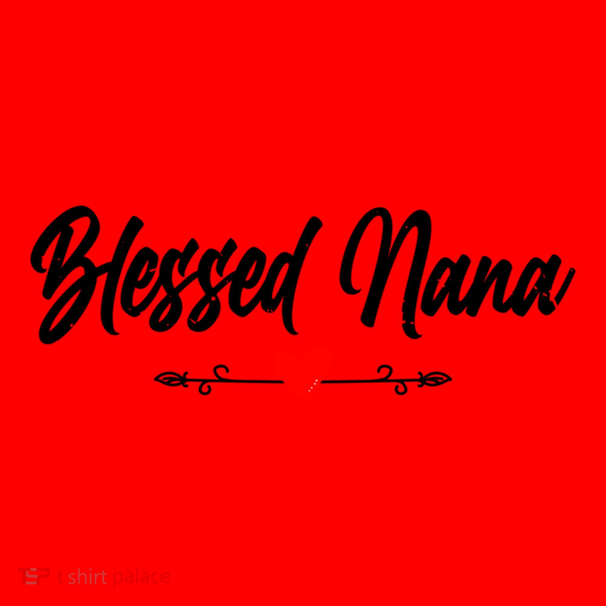 Blessed Nana Grandparents Day Funny Gift Santa Hat