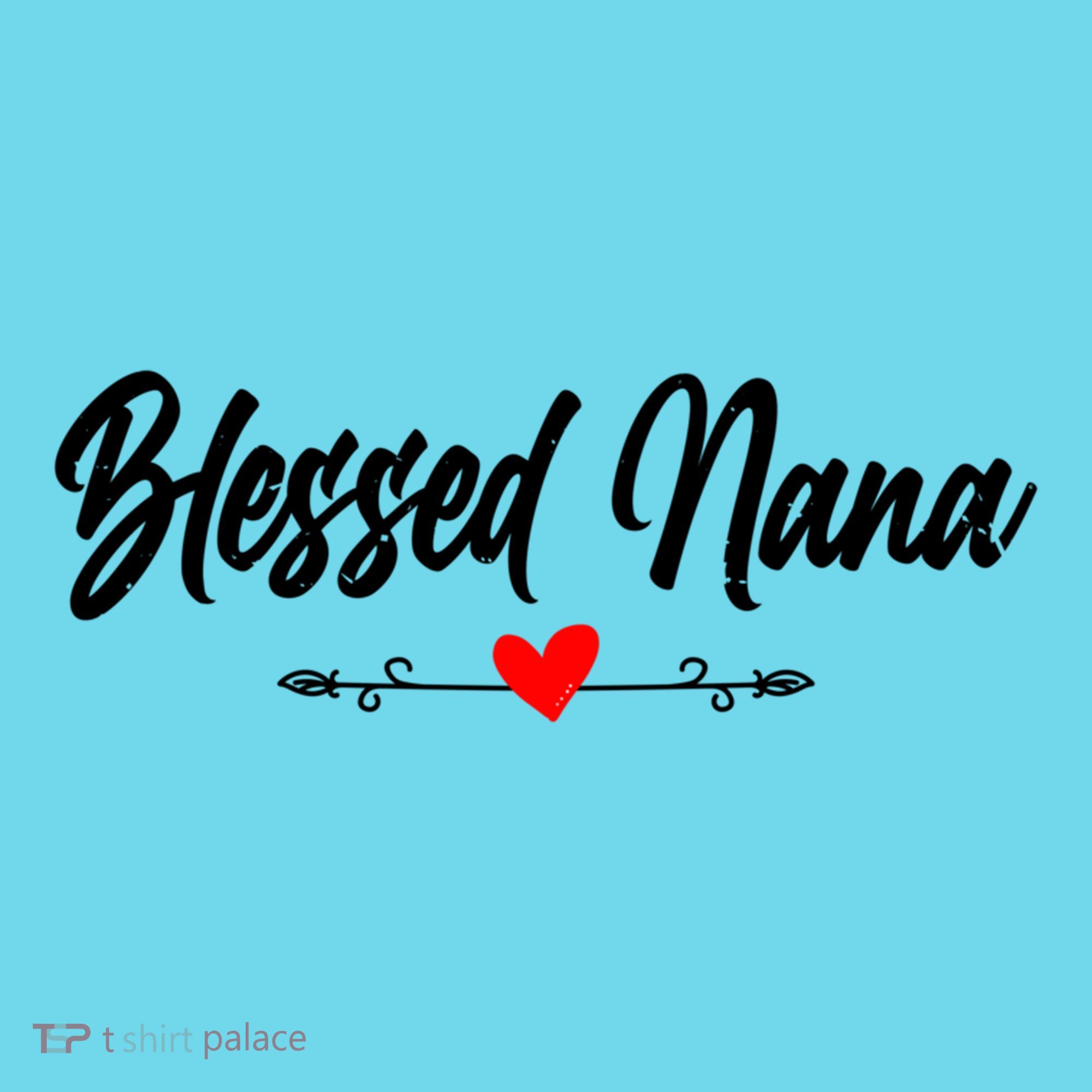 Blessed Nana Grandparents Day Funny Gift Long Sleeve Shirt
