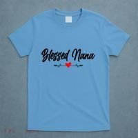 Blessed Nana Grandparents Day Funny Gift T-Shirt thumb 4