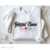 Blessed Nana Grandparents Day Funny Gift Sweatshirt thumb 2