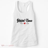 Blessed Nana Grandparents Day Funny Gift Women's Tank Top thumb 0