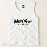 Blessed Nana Grandparents Day Funny Gift Tank Top thumb 2