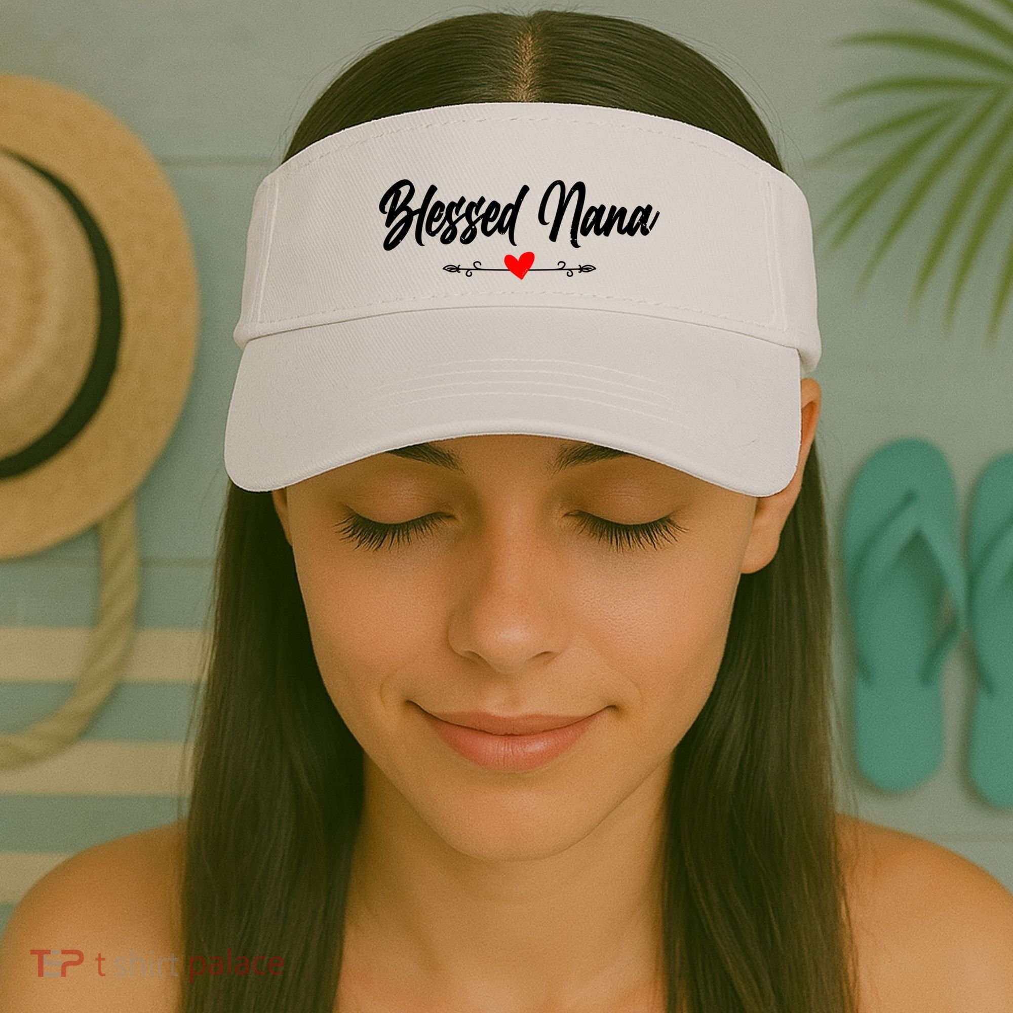 Blessed Nana Grandparents Day Funny Gift Visor