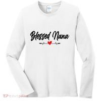 Blessed Nana Grandparents Day Funny Gift Women's Long Sleeve Shirt thumb 0