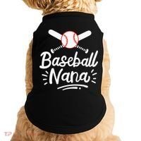 Baseball Nana Grandma Grandmother Doggie Tank thumb 0