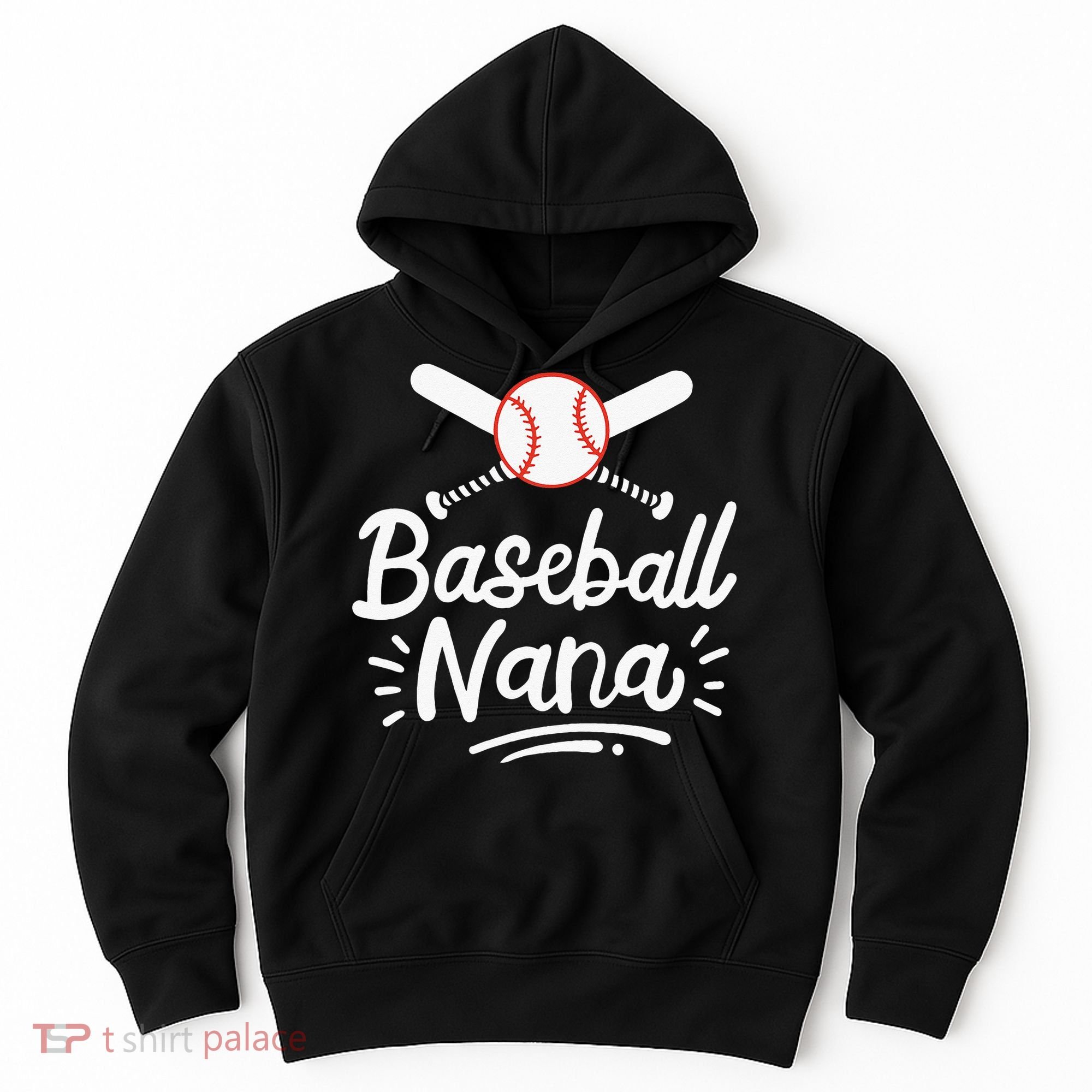 Baseball Nana Grandma Grandmother Hoodie