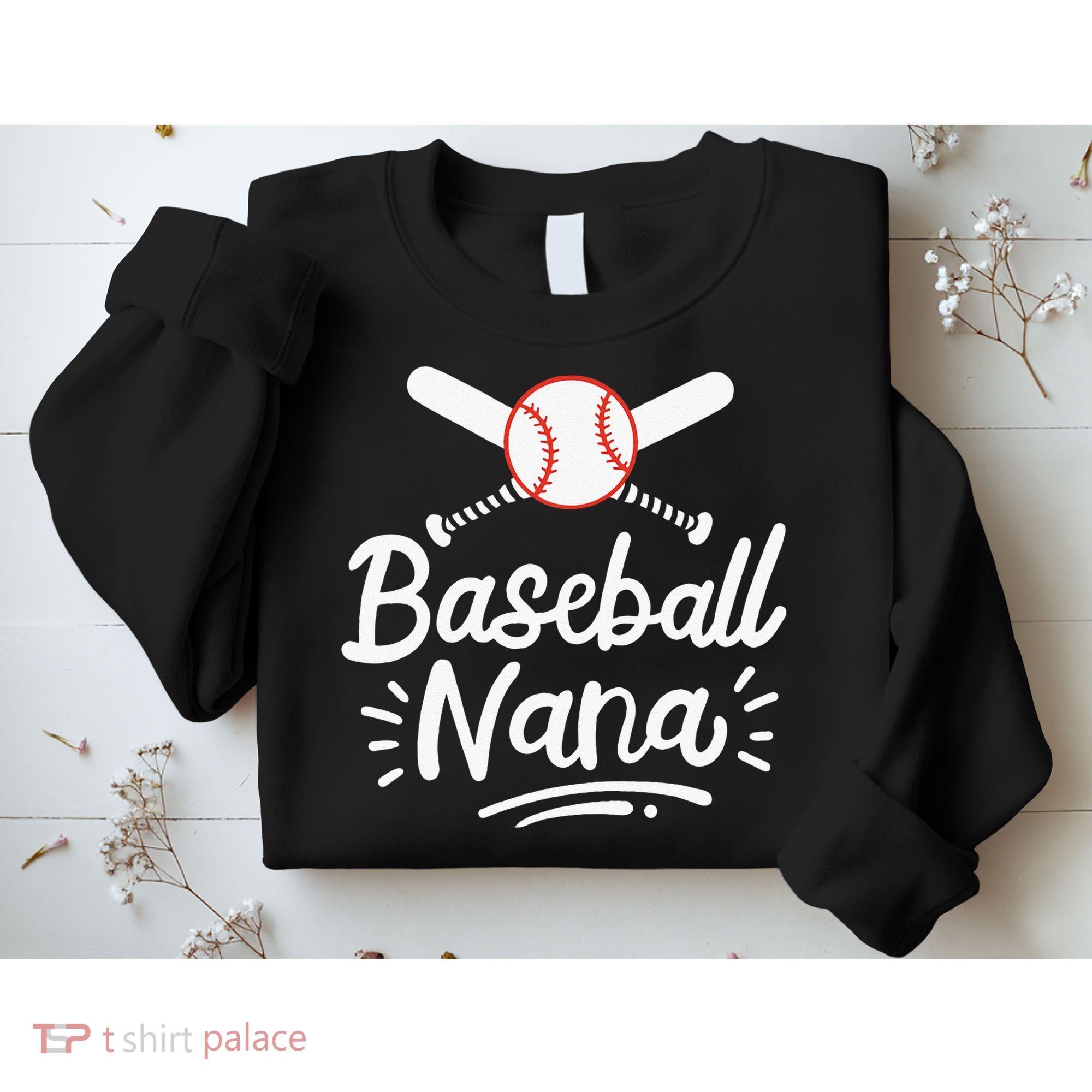 Baseball Nana Grandma Grandmother Sweatshirt