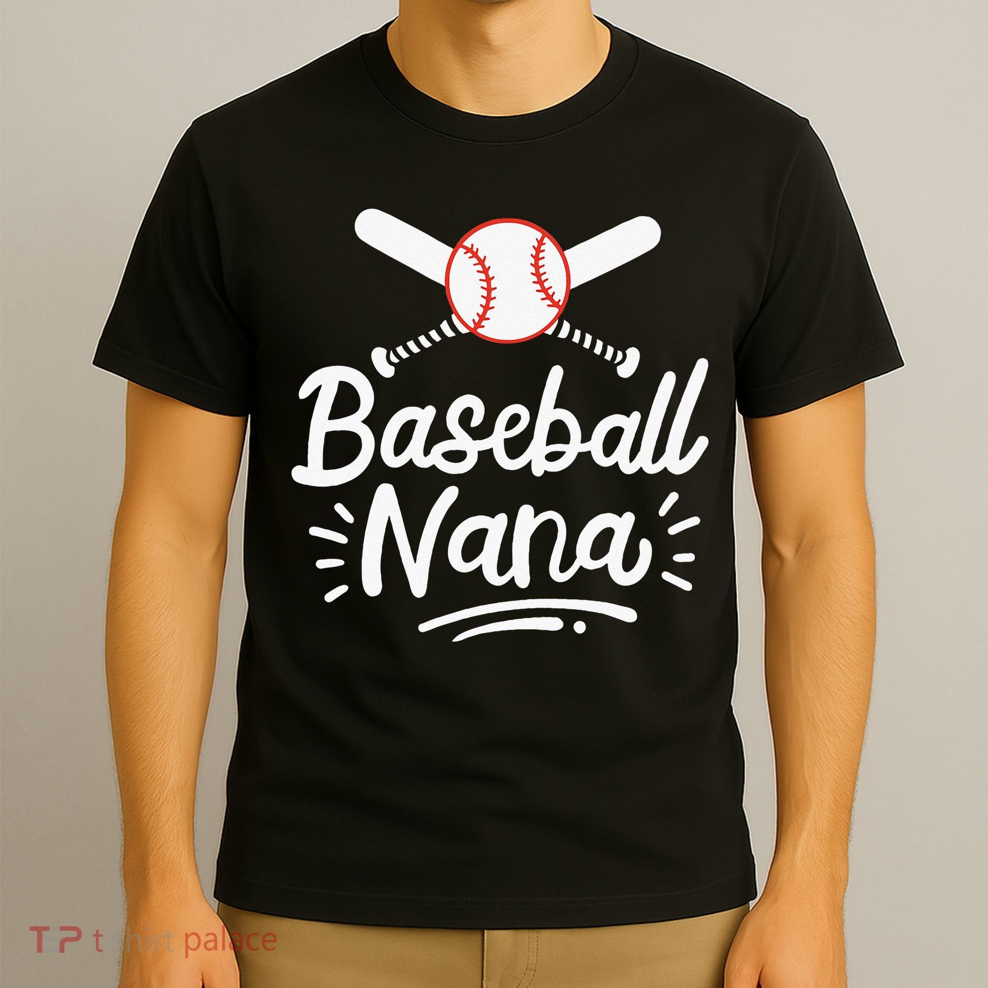 Baseball Nana Grandma Grandmother T-Shirt