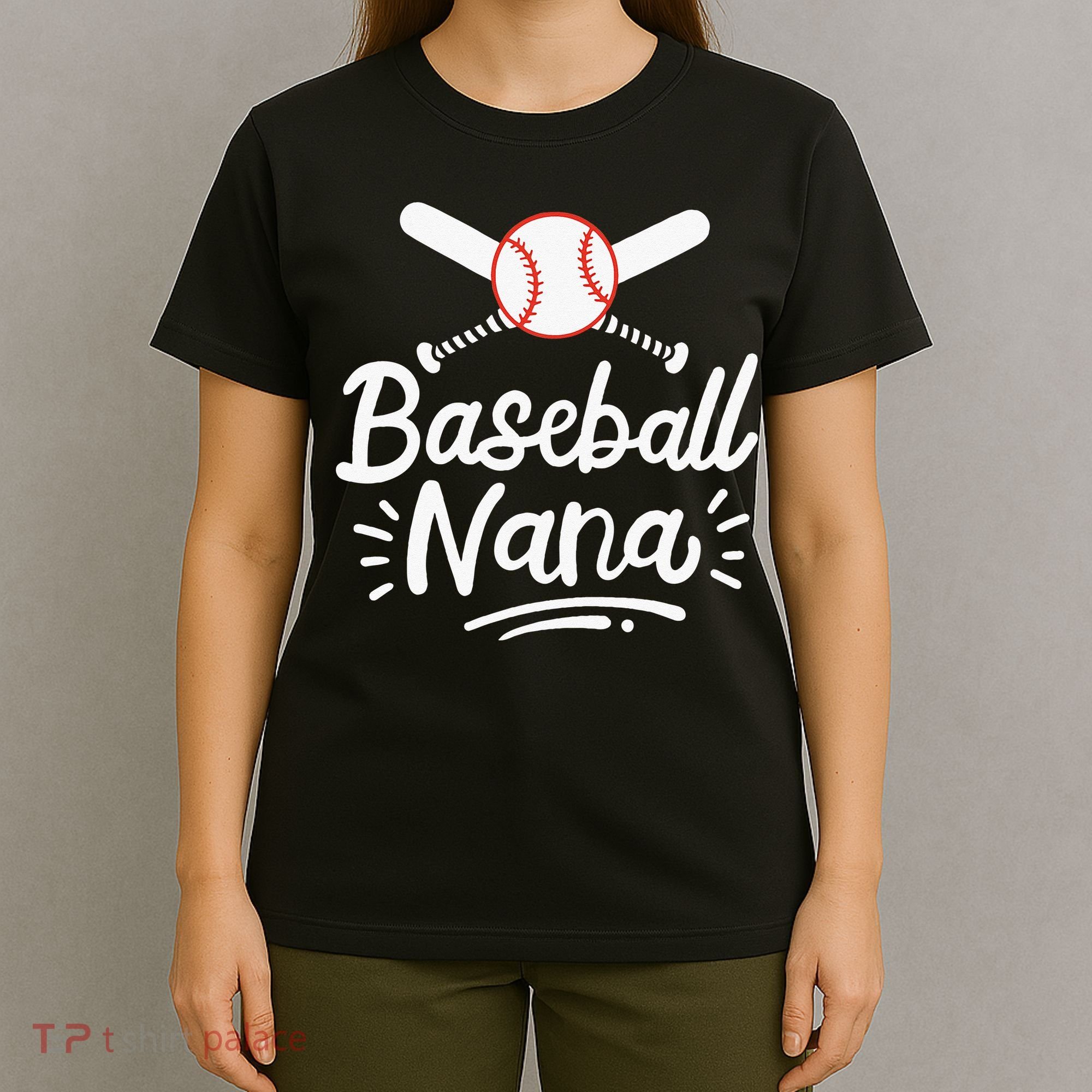 Baseball Nana Grandma Grandmother T-Shirt