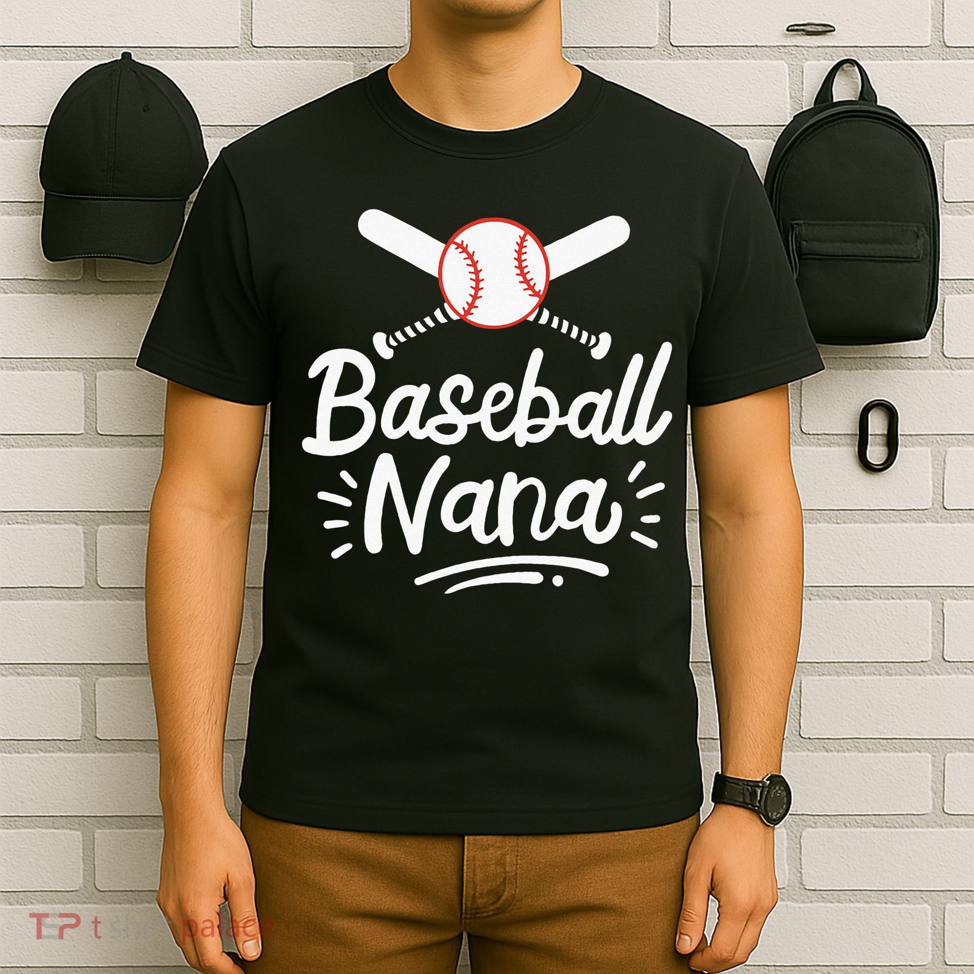 Baseball Nana Grandma Grandmother T-Shirt