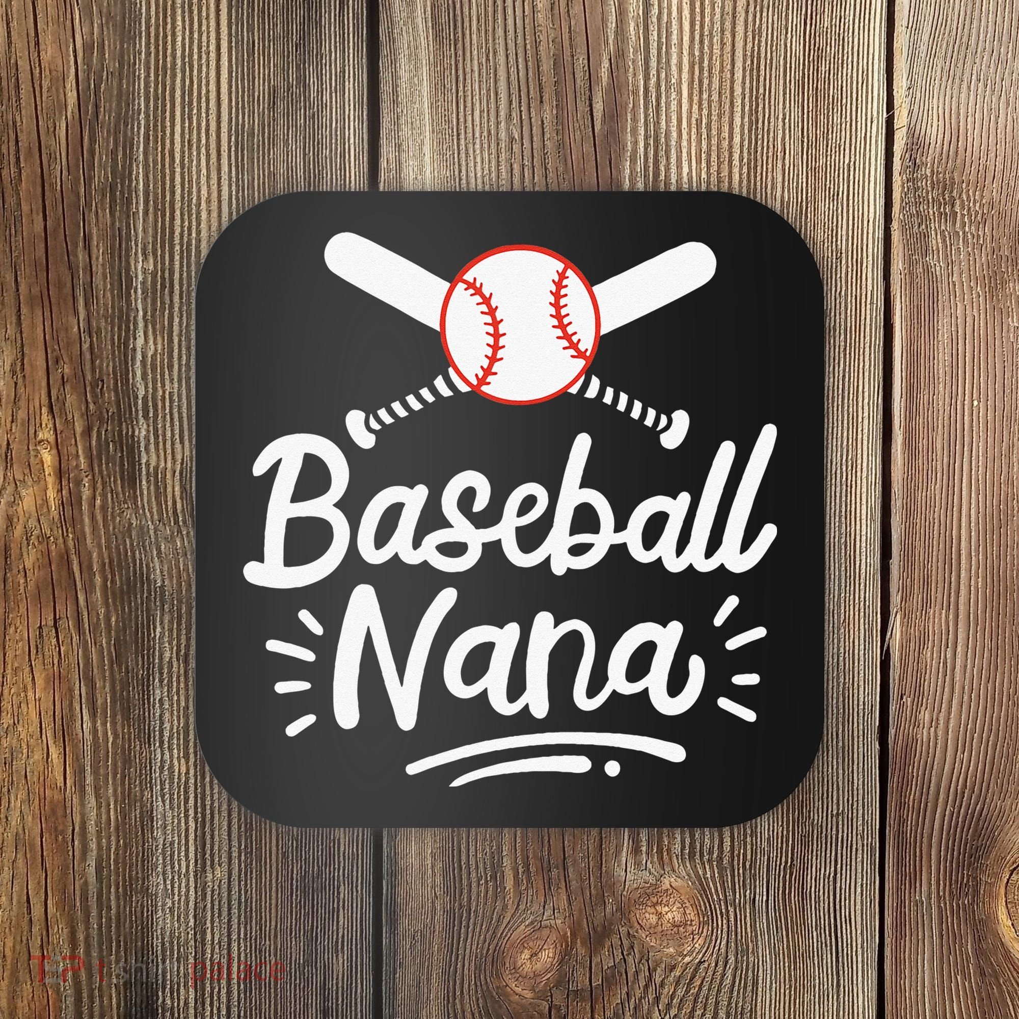Baseball Nana Grandma Grandmother Coaster