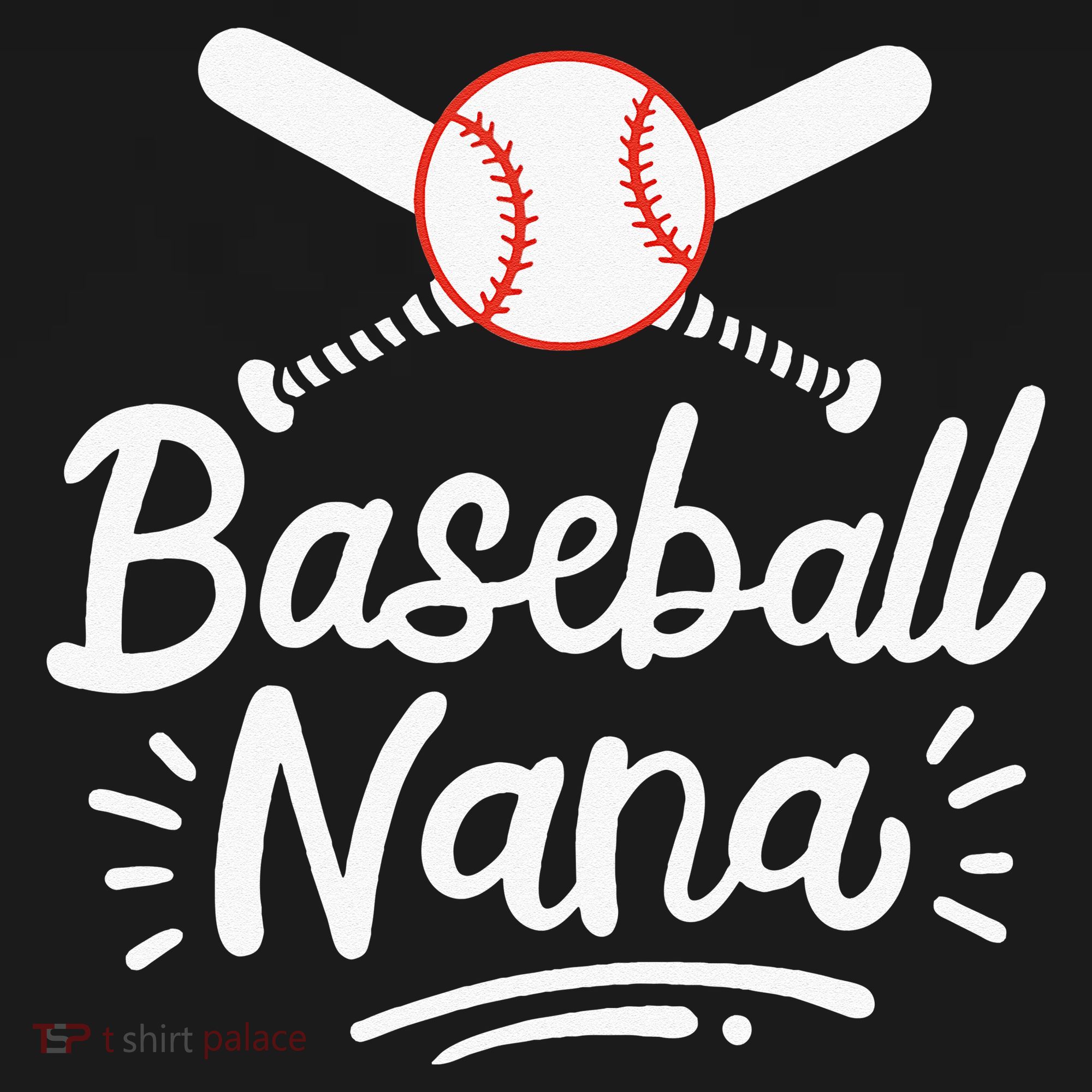 Baseball Nana Grandma Grandmother Women's Hoodie