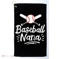 Baseball Nana Grandma Grandmother Golf Towel thumb 0