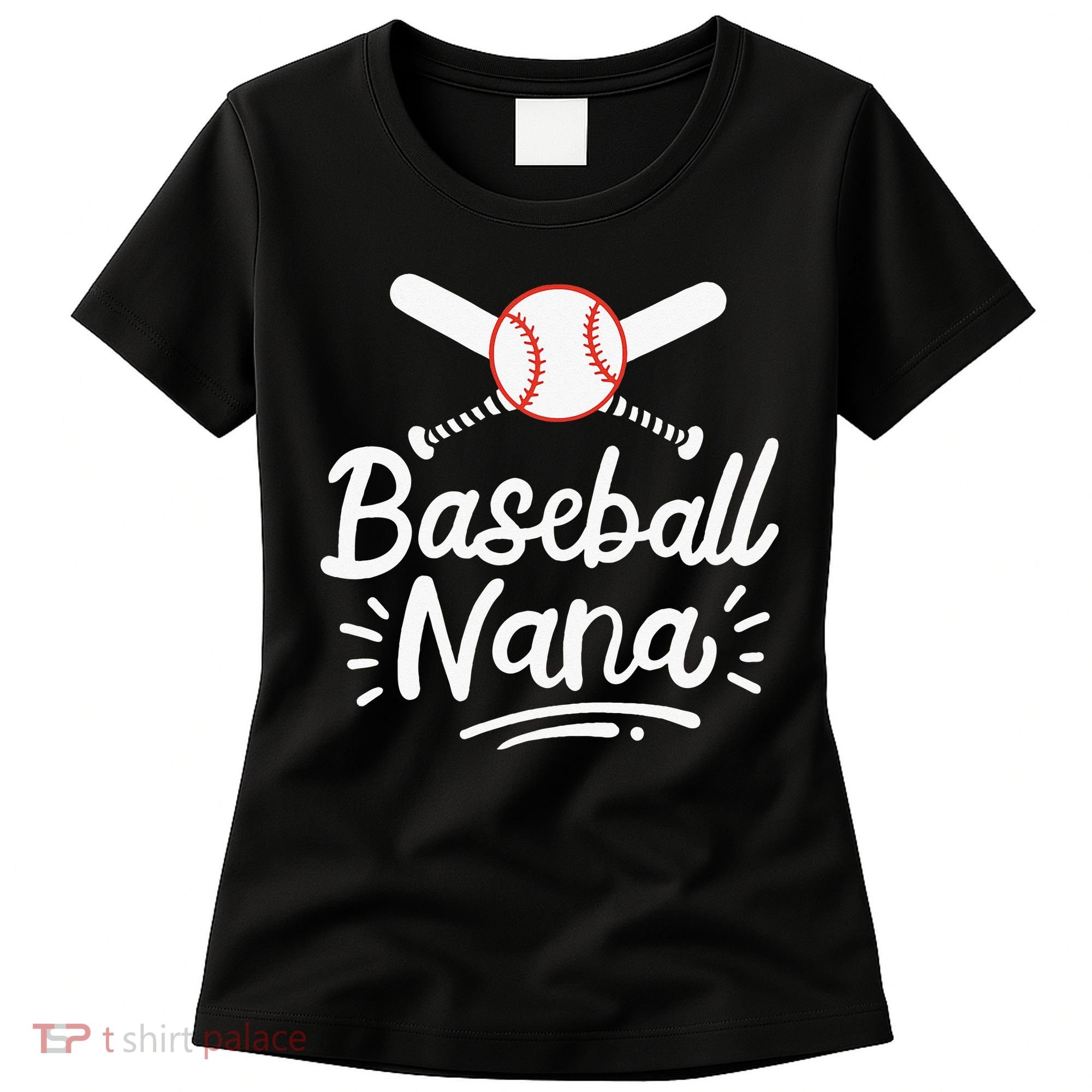 Baseball Nana Grandma Grandmother Women's T-Shirt