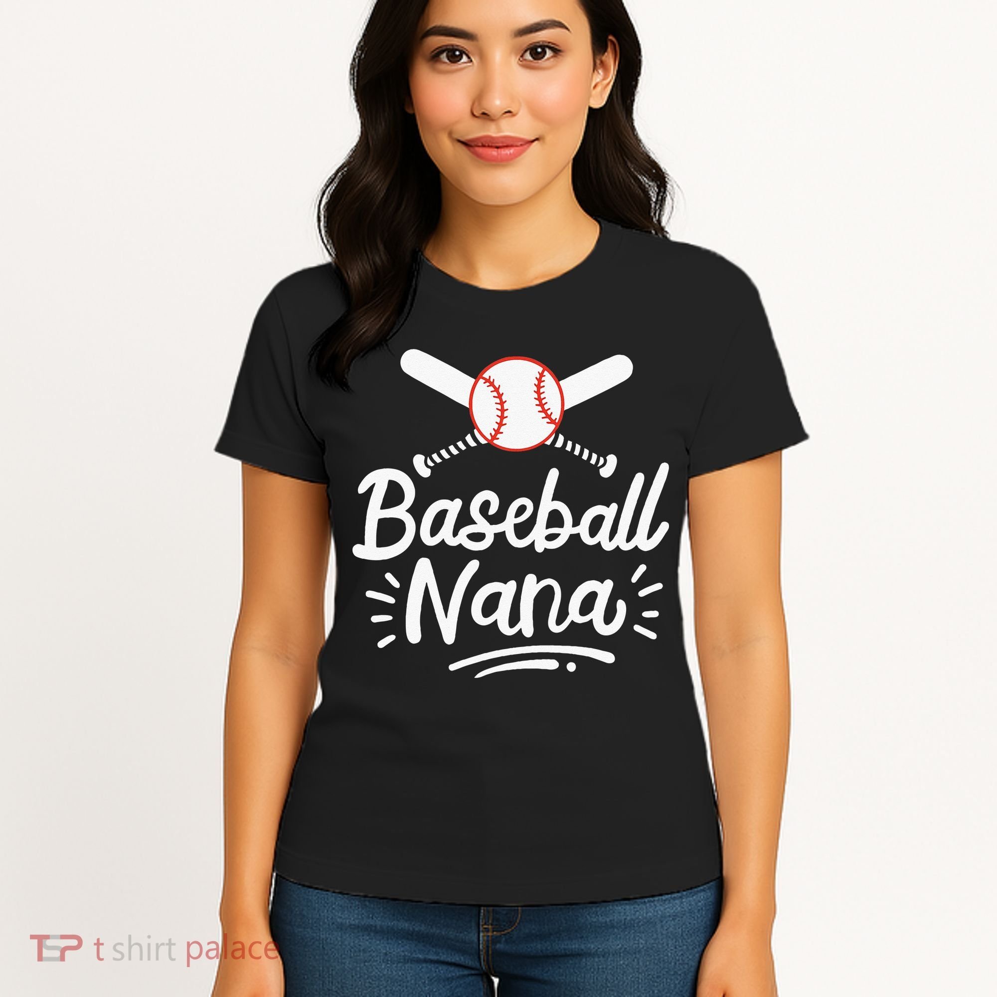 Baseball Nana Grandma Grandmother Women's T-Shirt
