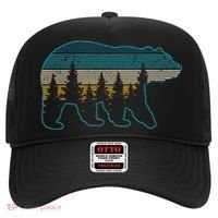 Bear Nature Grizzly Brown Black Bear Hiking Hunting Gift Hat thumb 0