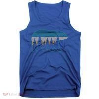 Bear Nature Grizzly Brown Black Bear Hiking Hunting Gift Tank Top thumb 0