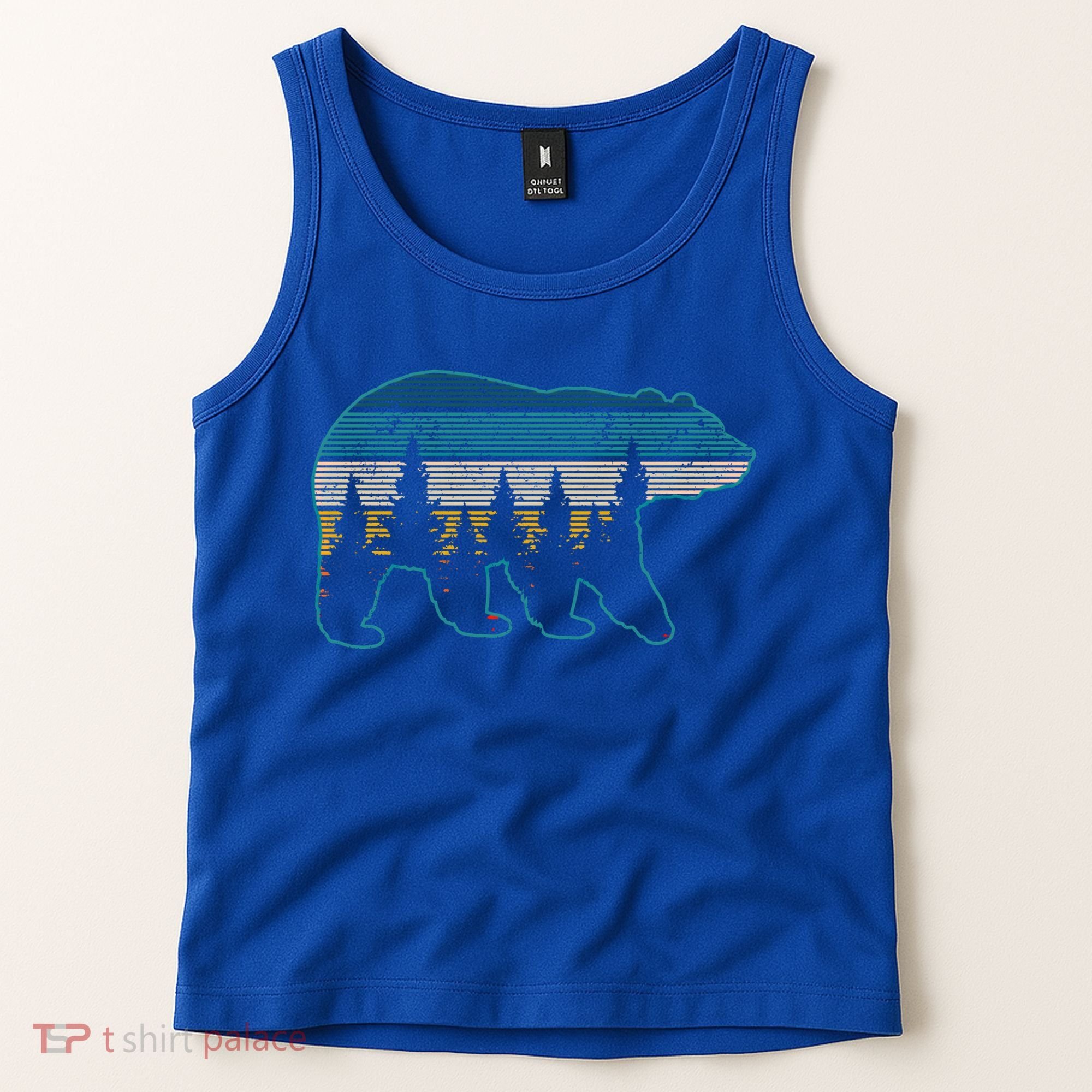 Bear Nature Grizzly Brown Black Bear Hiking Hunting Gift Tank Top