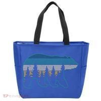 Bear Nature Grizzly Brown Black Bear Hiking Hunting Gift Tote Bag thumb 0