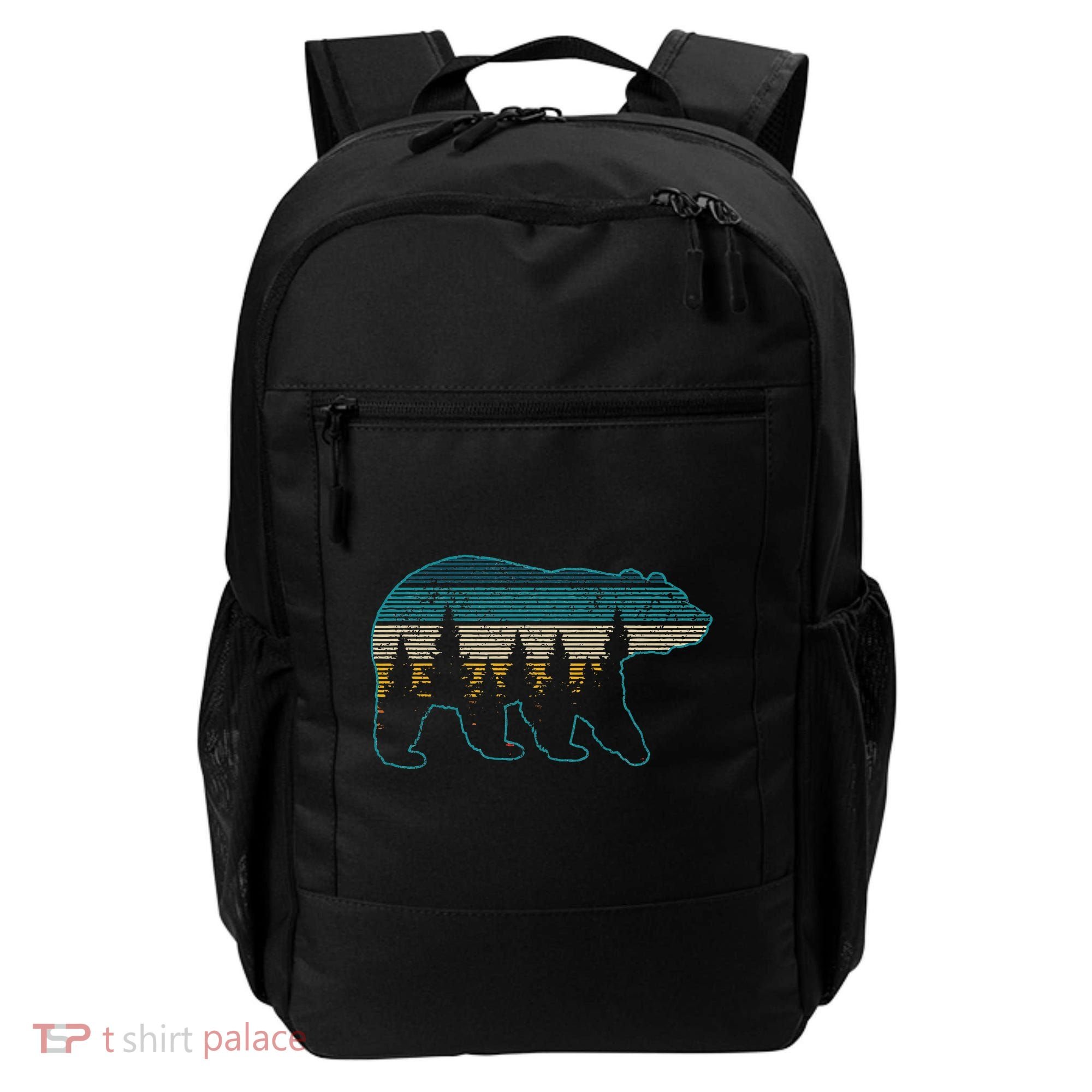 Bear Nature Grizzly Brown Black Bear Hiking Backpack