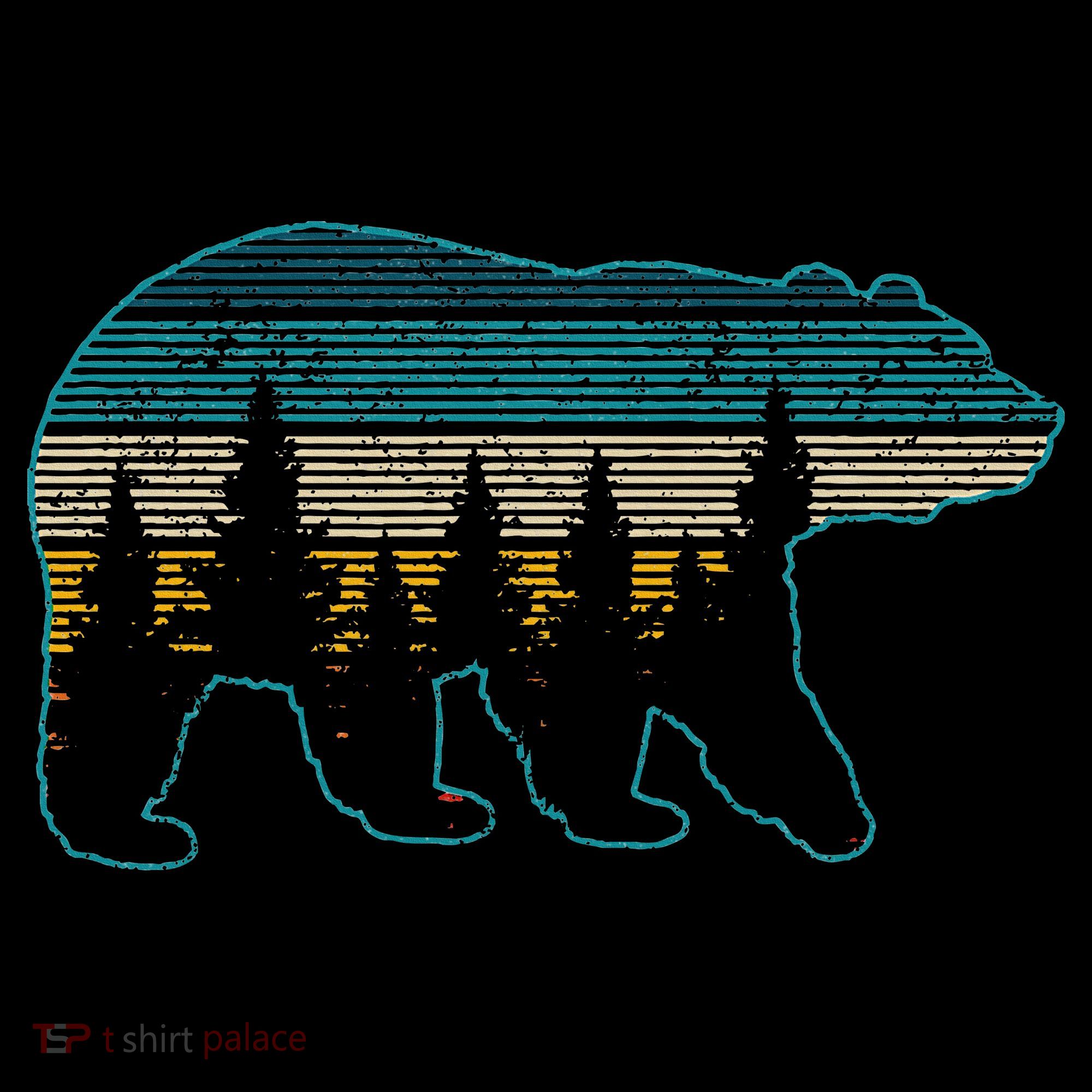 Bear Nature Grizzly Brown Black Bear Hiking Women's Hoodie