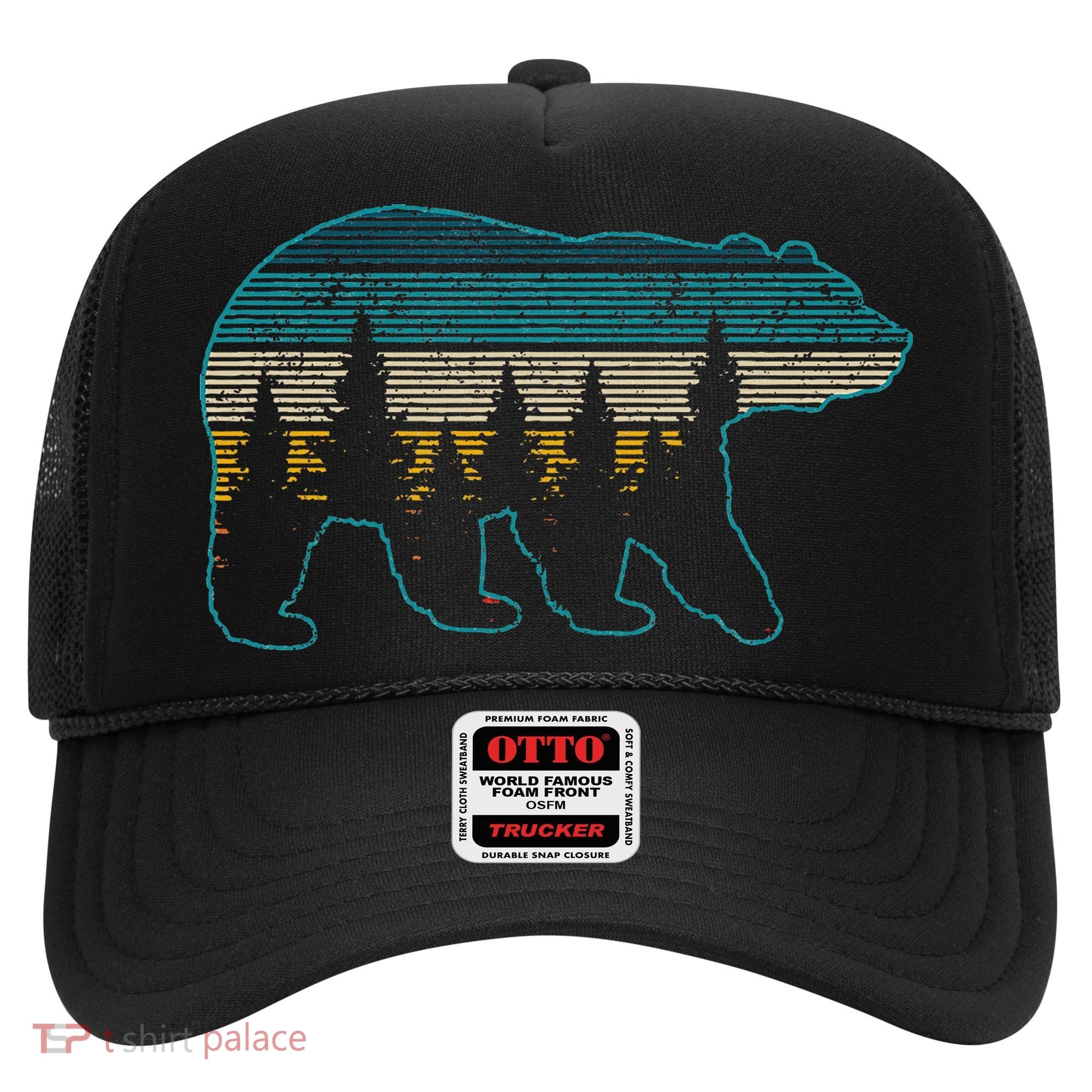 Bear Nature Grizzly Brown Black Bear Hiking Hat