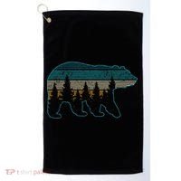 Bear Nature Grizzly Brown Black Bear Hiking Golf Towel thumb 0